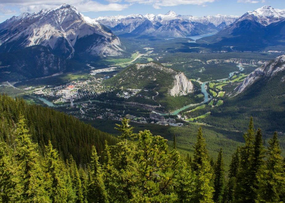 Die Rocky Mountains im Banff Nationalpark